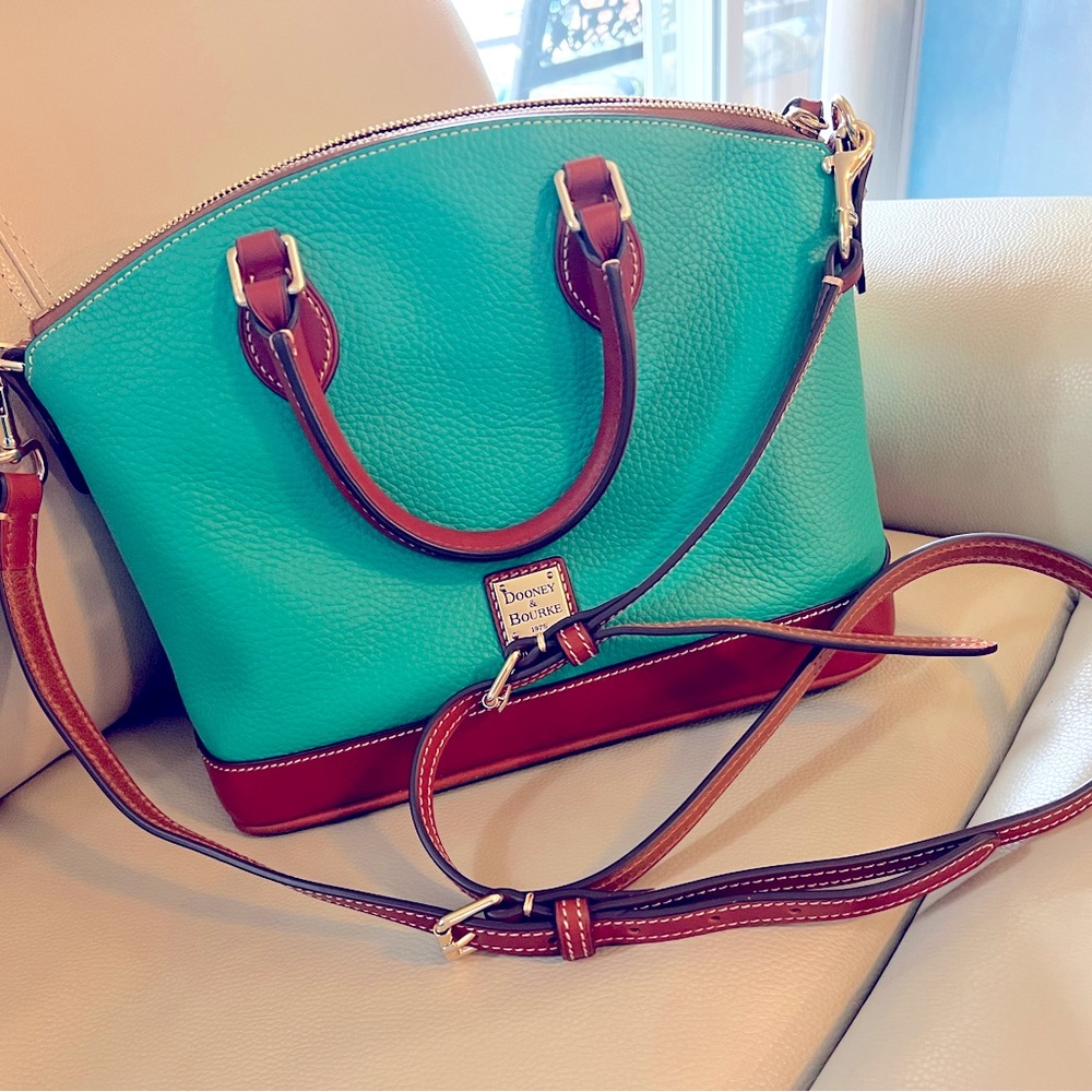 Dooney & Bourke Darcy Satchel - Spearmint Excellent Condition! Only Carried Once